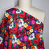 Artlux ~ 'Damson' Multi | Navy Marocaine Viscose Crepe ~ Made in Italy ~ *Clearance Sale 30% Off